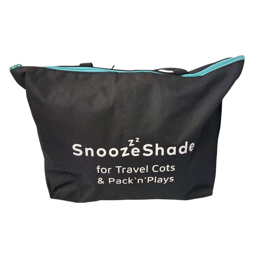 SnoozeShade for Travel Cots and Pack'n'Plays Blackout Sleep Canopy Black